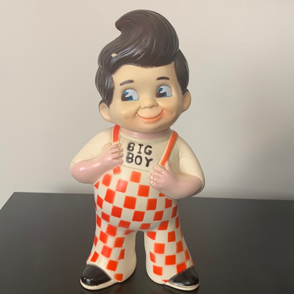 🎉🎉HP🎉Vintage 1973 Bob's Big Boy Piggy Bank Vinyl Doll 9" Figure